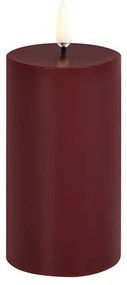 Candela a Colonna LED 5,8x10,1 cm Wine Rosso/Smooth - Uyuni Lighting