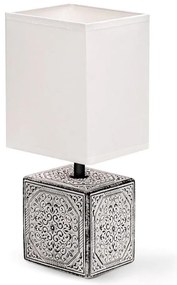 Aigostar - Lampada da tavolo 1xE14/40W/230V grigio/bianco