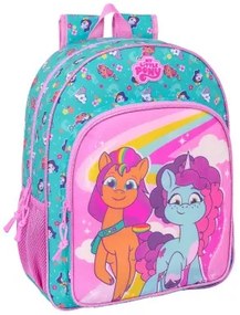 Zaino Scuola My Little Pony Magic Rosa Turchese 33 x 42 x 14 cm