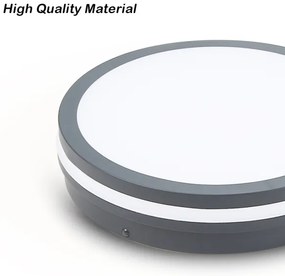 Brilagi - Lampada LED da esterno con sensore BENE LED/24W/230V diametro 26 cm IP54