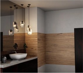 Piastrella Mosaico in porcellana Antique rovere opaco L 120 x L 20cm x Sp. 9 mm, 4 pezzi
