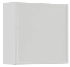 Pensile bagno Pixel laccato opaco bianco, 1 anta apertura da destra e sinistra P 17 x L 40 x H 40 cm