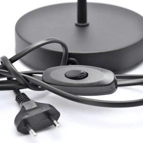 Lampada da tavolo MOON 1xE27/15W/230V nero