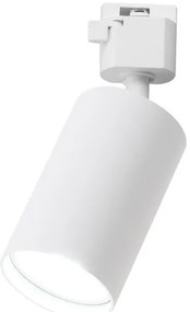 Faretto per sistema a binario monofase TIGER 1xGU10/10W/230V bianco