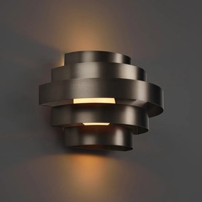 Lampada da parete moderna color canna di fucile con LED dimmerabile a 3 livelli - Lines