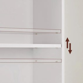 Libreria DOVARO bianca