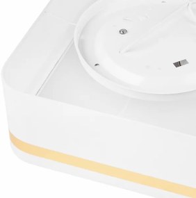 Plafoniera SIRJA SQUARE 2xE27/60W/230V 35x35 cm bianco