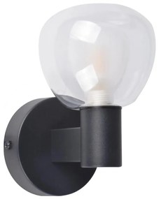Applique da bagno POLA 1xG9/5W/230V IP44 nera/trasparente