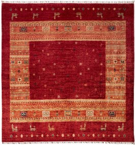 Gabbeh Tappeto orientale 210x200 Rosa (Pakistan) Tessuto A Mano