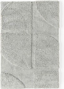 Tappeto soffice a pelo lungo con motivo in rilievo Jade