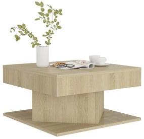 Tavolino da Salotto Rovere Sonoma 57x57x30 cm Legno Multistrato