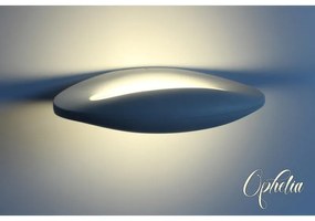 Applique Led Da Parete Ophelia 10W Bianco 4000K Ovale Design Moderna Carcassa Bianca SKU-8308