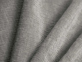 Letto matrimoniale imbottito grigio chiaro con contenitore con rete inclusa 180x200 cm Ovalo – Micadoni