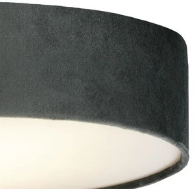 Searchlight 23298-3GY - Plafoniera DRUM 3xE27/60W/230V grigio