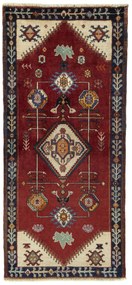 Gabbeh Tappeto persiano 80 x 180 Rosso (Iran) Annodato A Mano