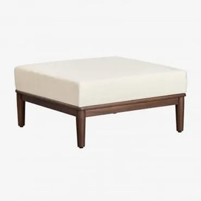 Moduli Per Divano Componibile Da Giardino In Legno Di Acacia Giulia Pouf - Sklum