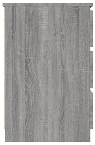 Scrivania grigio sonoma 140x50x77 cm in legno multistrato