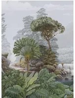 Isidore Leroy Carta da parati panoramica Firone Corail - Panel B