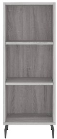 Credenza grigio sonoma 34,5x32,5x90 cm in legno multistrato