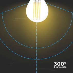 Lampadina LED FILAMENT G45 E27/6W/230V 3000K