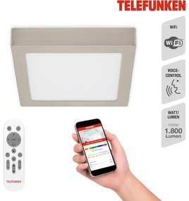 Telefunken 309602TF - LED RGBW Plafoniera LED/18W/230V 2700-6500K WiFi