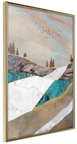 Poster  Painted Landscape  Cornice Quadri Cornice d'oro, Larghezza x Altezza Home decor 20x30