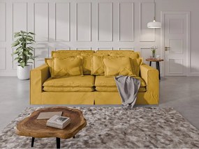 Divano giallo 236 cm Nora – Ropez