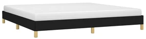 Giroletto nero 200x200 cm in tessuto