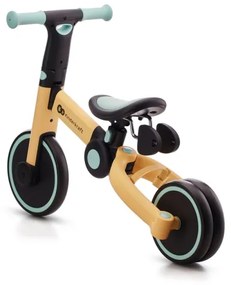 KINDERKRAFT - Bicicletta a spinta per bambini 3in1 4TRIKE giallo/menta