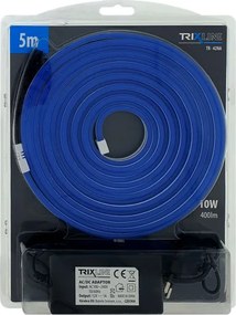 Striscia LED flessibile NEON LED/10W/230V 5 m IP65 blu
