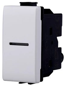 ETTROIT Deviatore Assiale 1P 16A Bianco Compatibile Con Bticino Matix