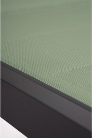 Sdraio da giardino verde in metallo regolabile Hilde – Bizzotto