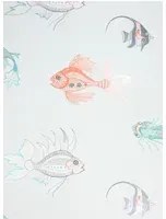 Nina Campbell Carta da parati Aquarium - pale blue