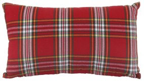 Cuscino divano natalizio 30x50 cm tartan