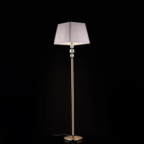 Piantana Contemporanea Franz Cristallo Oro 1 Luce E27