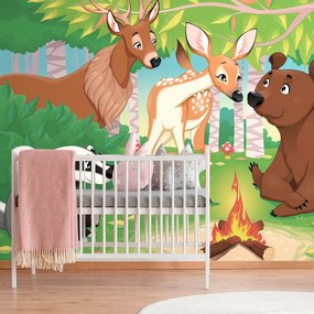 Carta da parati – Orso e i suoi Amici