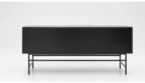 Cassettiera bassa nera 158x68 cm Cocktail - Tenzo