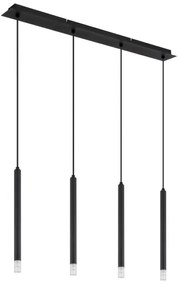 Globo 15629-4 - Lampadario a sospensione con filo BLAKE 4xG9/4W/230V nero