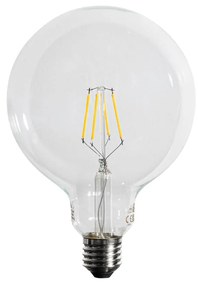 Set di 5 Lampadina LED E27 a filamento spirale dimmerabile a 3 livelli G125 4W 450lm 3000K