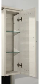 Specchio Contenitore Con Illuminazione Rimini rovere nabucco L 70 x H 108 x P 18.5 cm