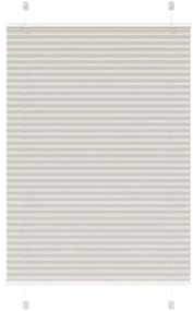Tenda Plissettata Grigio Chiaro 95x100 Cm Larghezza Tessuto /