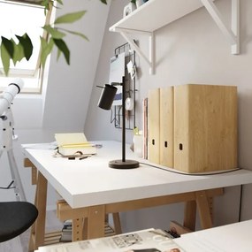 Sollux SL.1091 - Lampada da tavolo RING 1xGU10/10W/230V nero