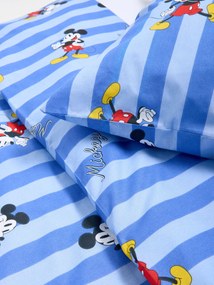 Sinsay - Set biancheria da letto in cotone Mickey Mouse - azzurro