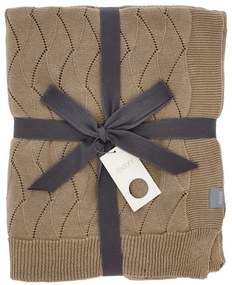 Coperta a maglia marrone 130x170 cm Gentle - Södahl