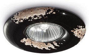 Spot Vintage Ceramica Nera 1 Luce Gu10 11Cm