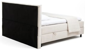 Letto boxspring beige con contenitore 180x200 cm Elva Bold Line – Bonami Selection