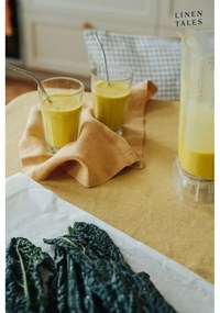 Sottobicchieri in tessuto giallo in set da 4 Honey - Linen Tales