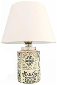 Lampada da tavolo RAMZES 1xE27/40W/230V bianca