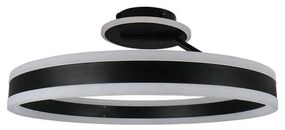 Lampadario a plafone LED dimmerabile LED/86W/230V 3000-6500K nero + telecomando