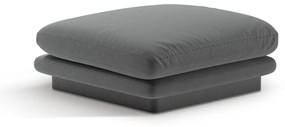 Pouf grigio scuro Torino - Micadoni Home